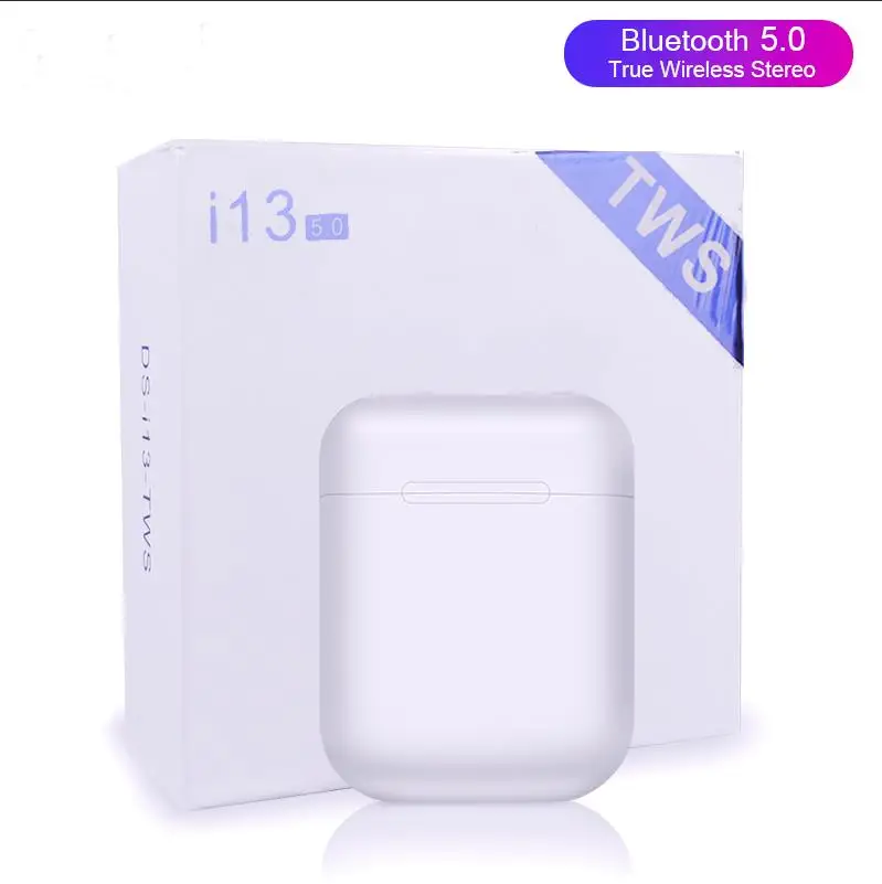 Новые Bluetooth наушники i12 TWS с сенсорной клавишей, мини беспроводные наушники Bluetooth 5,0, гарнитура для Android xiaomi iPhone, 10 шт./лот