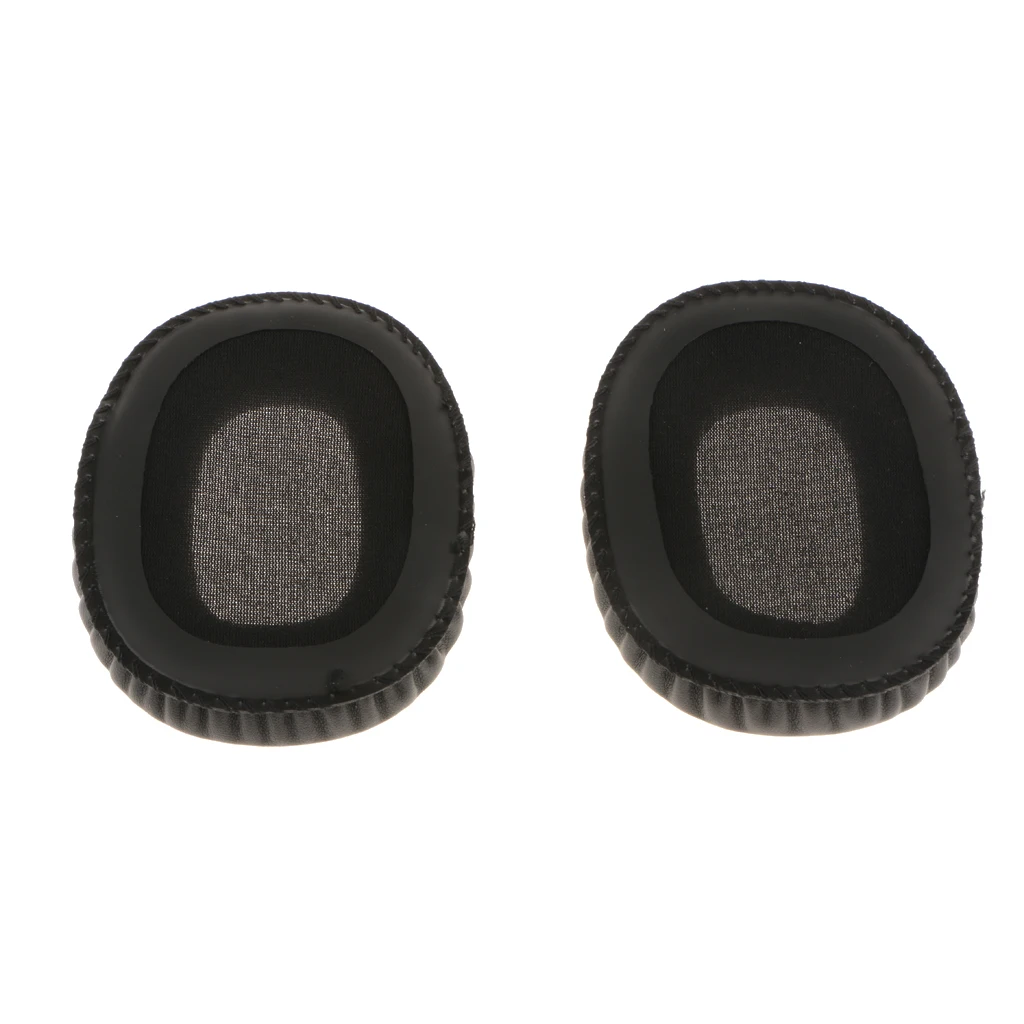 Pair Earpads Foam Cover Ear Pad Cushion for     Monitor Over-Ear
