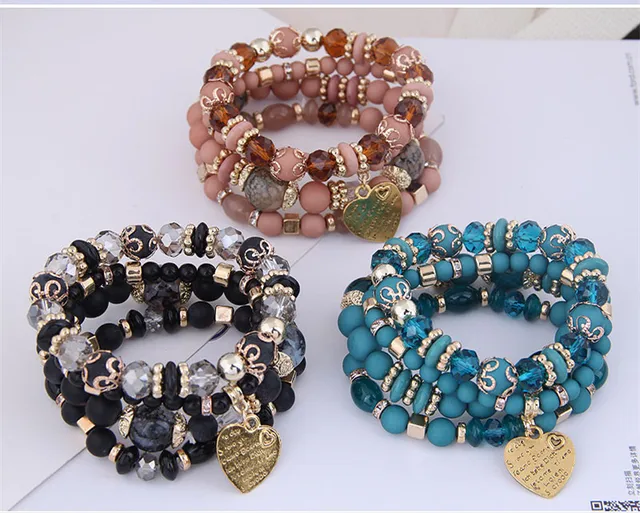 Franklin (4pcs/set ) Multilayer Bohemia Bracelet - Image 6