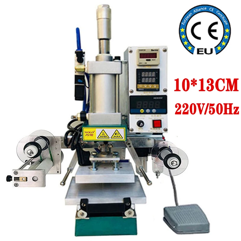

Pneumatic hot stamping machine leather wood LOGO brand machine hot stamping tools WH-T03