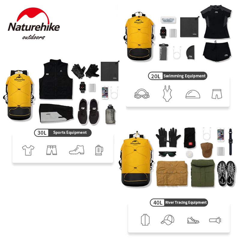 【サイズ:M(56x30x68cm)_色:ブラック】Naturehike公式ショ サイズ:M(56x30x68cm)_色:ブラック】Naturehike公式ショ Amazon