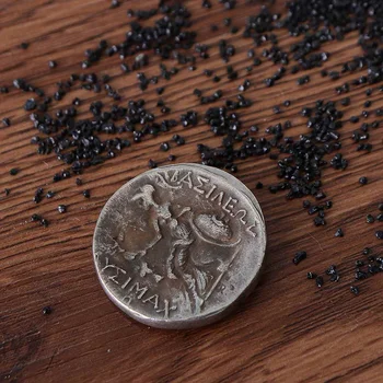 

Greek Rare Ancient Coin Alexander III the Great 336-323 BC.Silver Drachm Ancient Greek Silver Plated Coin Copy Commemorative