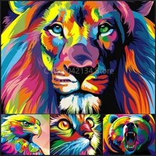 

5D Diamond Painting Full Drill Kits for Adults Colorful animal DIY Diamond Embroidery Full Drill For Home Decor