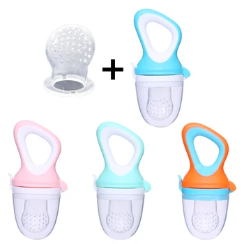 

Nibbler Fresh Food Baby Pacifiers Feeder Kids Fruit Feeder Nipples Feeding Safe Baby Supplies Nipple Teat Pacifier Bottles