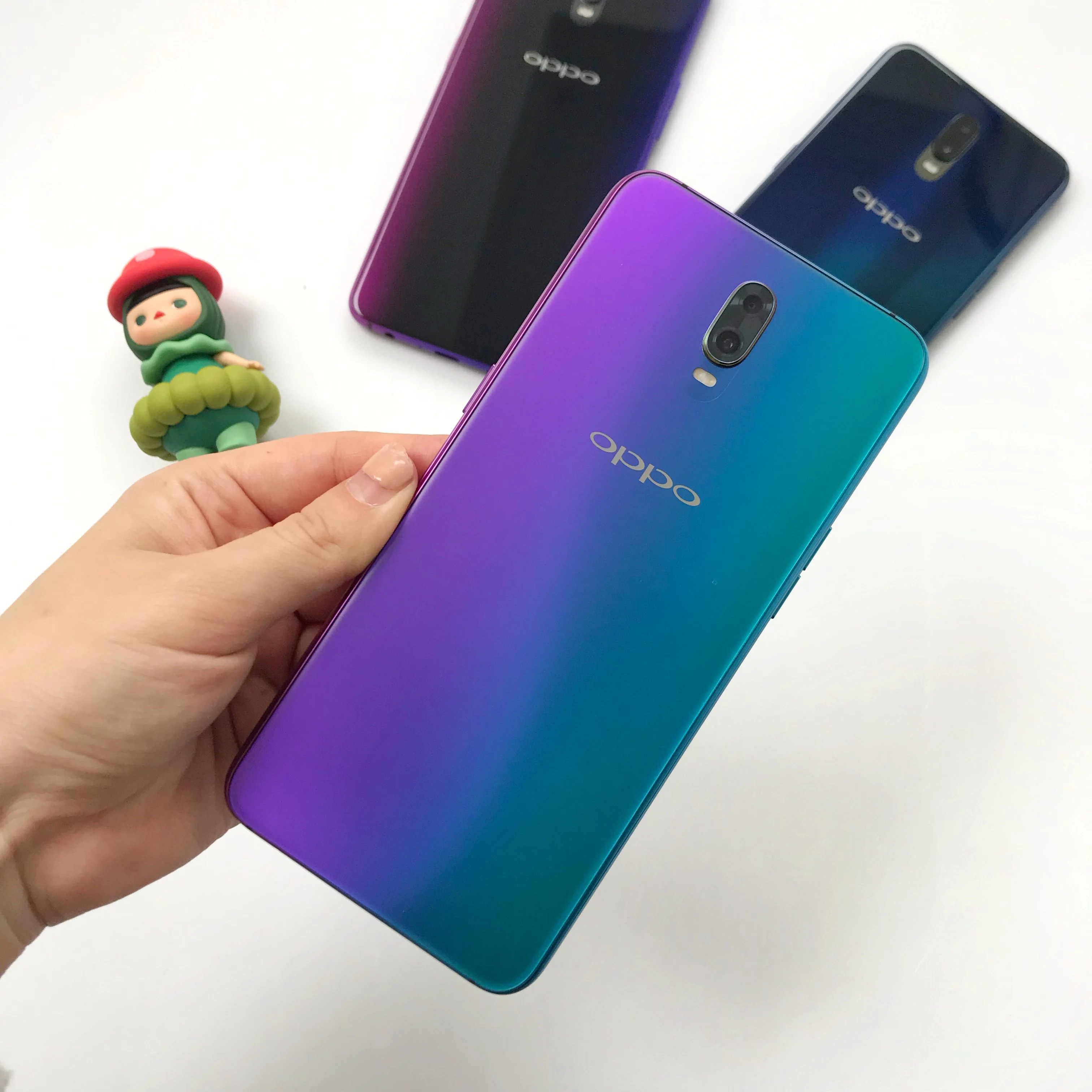 Stock Original Oppo R17 4G LTE Smart Phone Android 8.1 Snapdragon 670 6.4" IPS 2340X1080 Screen Fingerprint 8GB RAM 128GB ROM