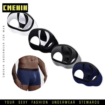 

2020 CMENIN 4Pcs\lot Mens Boxers Cotton Underwear Men Boxer Homme Mens Underwear Boxershorts Men Boxers Sexy Boxer Shorts AD322