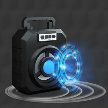 

Portable Wireless Bluetooth Speaker Big Sound Stereo FM Radio LED Light Waterproof Portable Outdoor Speaker