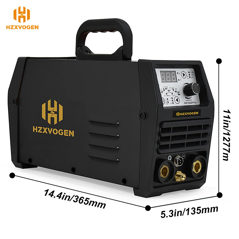 Сварочный аппарат HZXVOGEN TIG200P Tig 110 В/220 В сварочный 2 в 1 импульсной дуговой сварки MMA