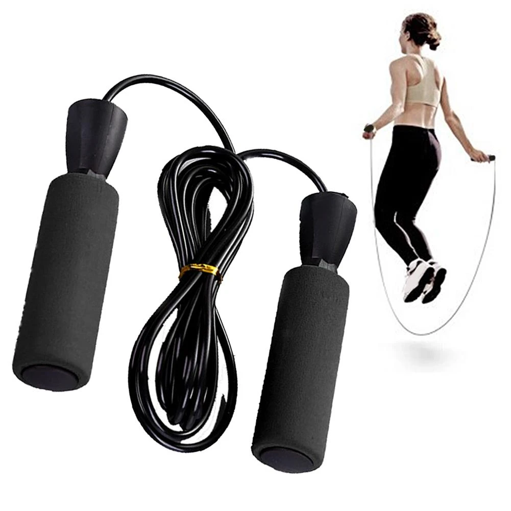 Eerlijkheid Monica Zus Unisex Verstelbare Wirwar Snelle Snelheid Springen Draad Touw Spons Skip  Rope Skipping Cord Home Gym Sport Fitness Tool|Springtouwen| - AliExpress