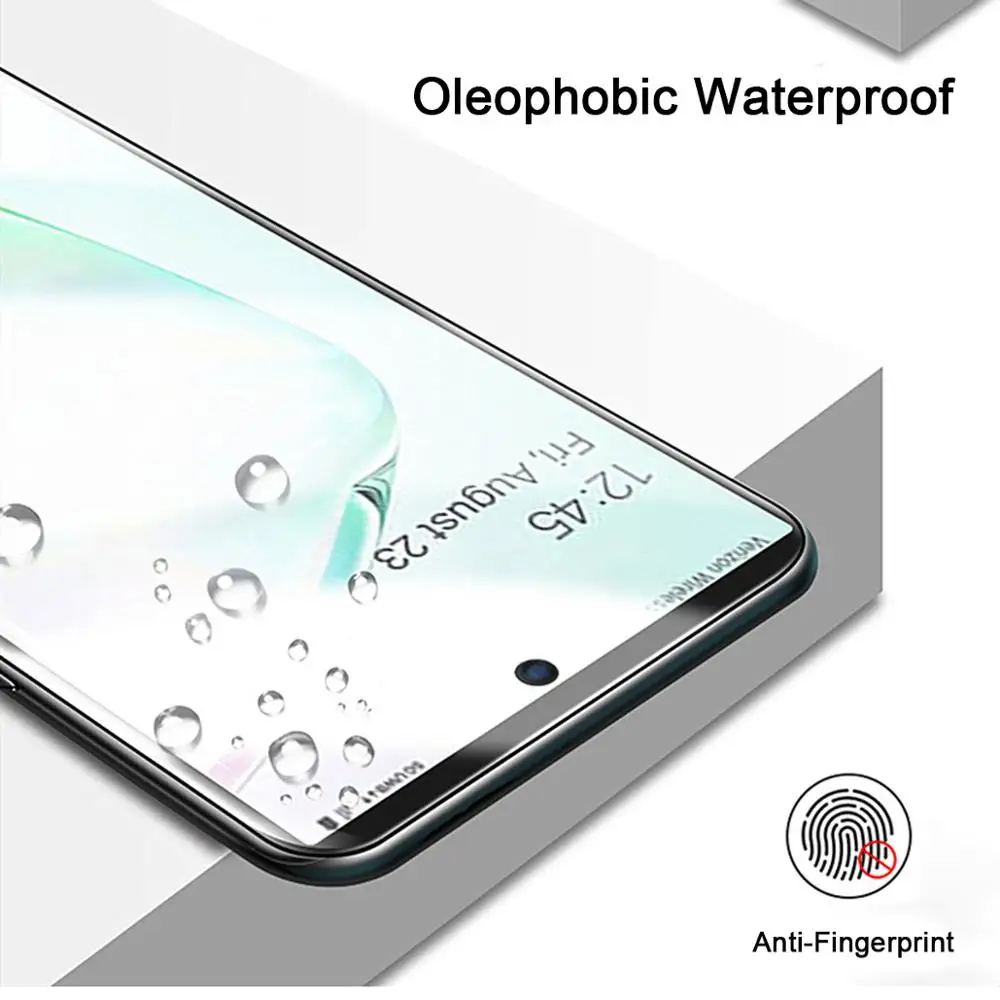 10D полное покрытие Гидрогелевая Защитная пленка для samsung Galaxy Note 10 Plus S10 S9 S8 Plus A50 Мягкий ТПУ защитный гель пленка