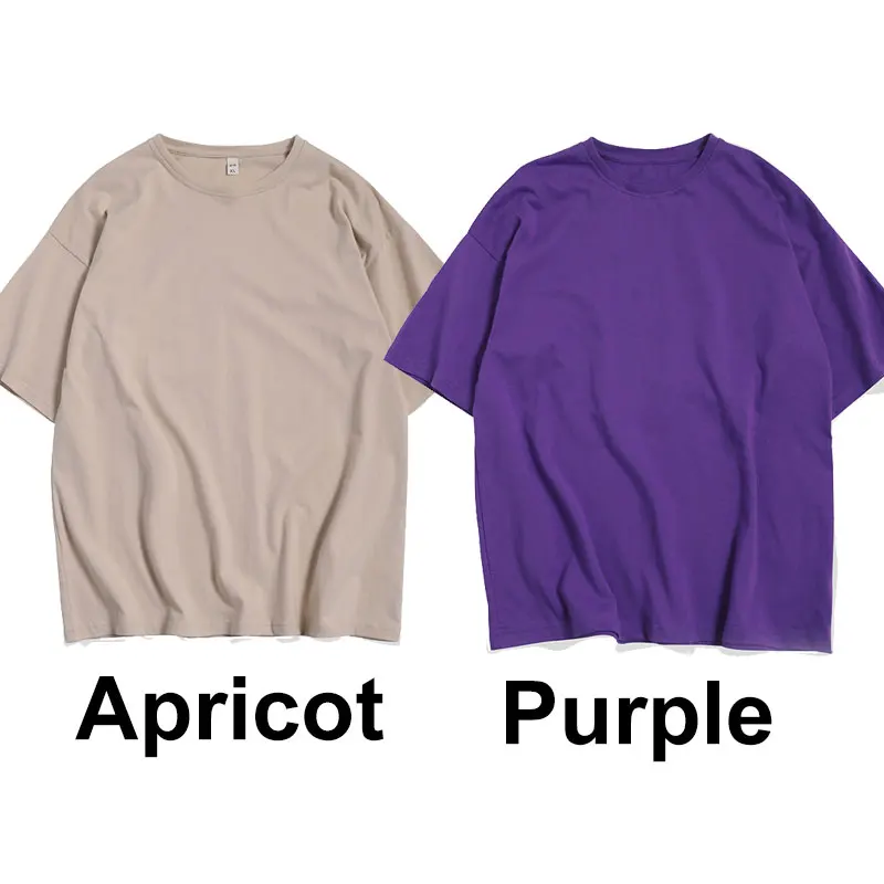Apricot-Purple LAPPSTER дропшиппинг Harajuku Твердые смешные футболки лето мужские цветные хип-хоп футболки Высокое качество хлопок белые топы тройники - Цвет: Apricot-Purple