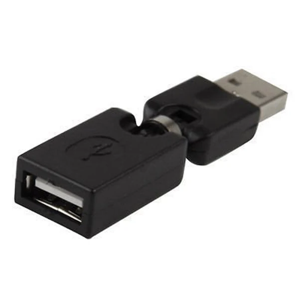 Вращающийся и Поворотный USB 2,0 Тип A штекер для типа A Женский 360 градусов угол вращения адаптер-удлинитель конвертер(2-pack, AM