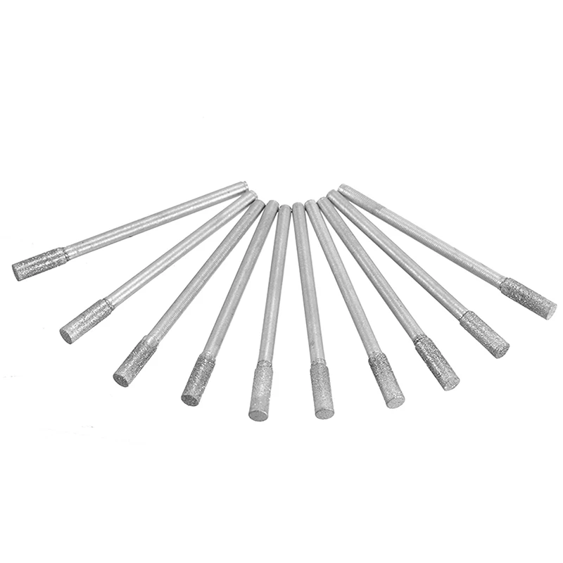 10 шт. сверла с алмазным покрытием для стеклянной плитки ювелирные прочные