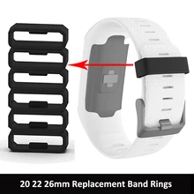 Soft Silicone Watch Strap Band Replacement Keeper Loop Security Holder Retainer Ring for Garmin Fenix 6 6S 6X Pro 5 5X 5S Plus