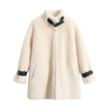 

Winter Faux Fur Coat Women Soft Fluffy Thick Motorcycle Jacket Female Green White Camel Faux Fur Coat Casual Jackets Clothes
