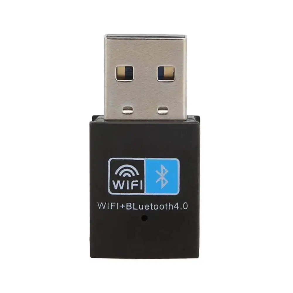 ZEXMTE USB Bluetooth 4,0 адаптер ключ, 150 м беспроводная WiFi сетевая LAN Карта+ Bluetooth V4.0 адаптер для настольных ПК