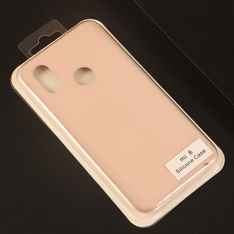 Официальный жидкий силиконовый чехол для Xiao mi Red mi Note 7 6 5 K20 Pro S2 mi 9T 9 8 SE 9 8 SE Max 3 A2 Lite Pocophne F1 - Цвет: Sand Pink