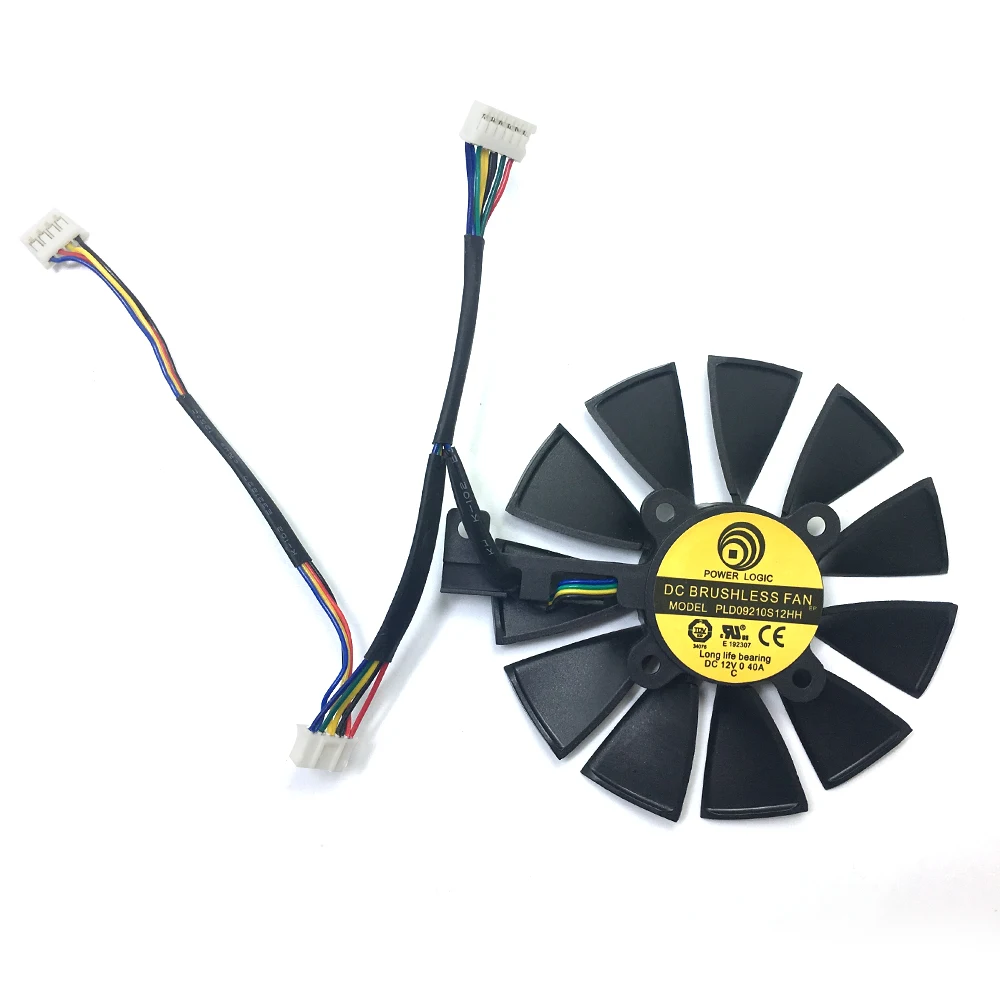 Новый вентилятор охлаждения для ПК PLD09210S12M PLD09210S12HH сменный игровой видеокарты ASUS