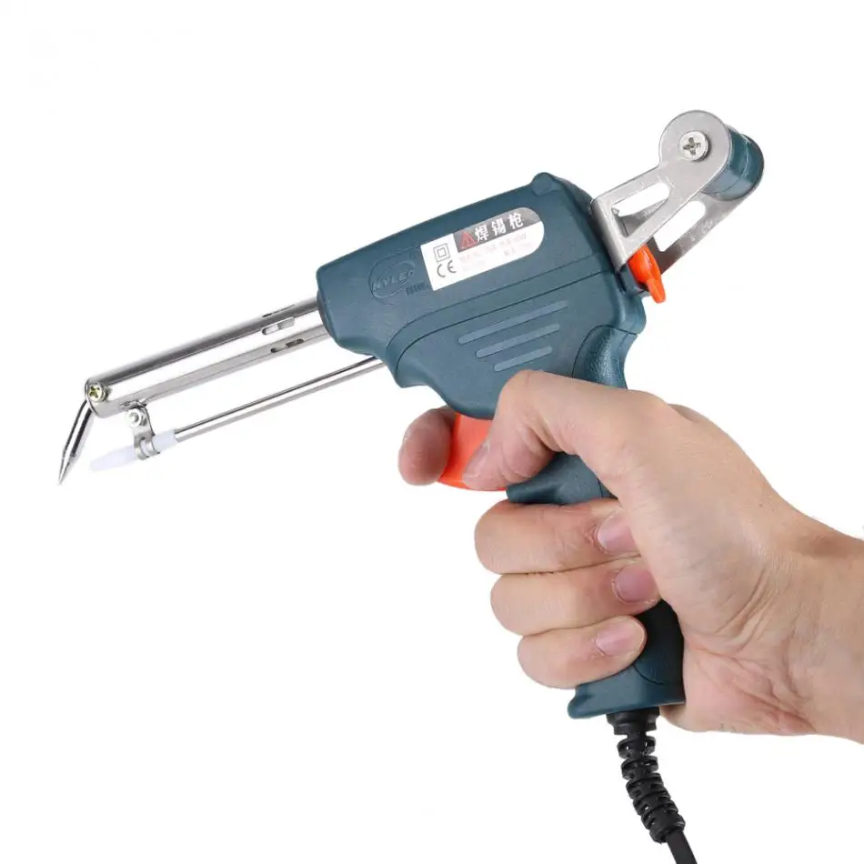 Original 220V 60W Electrical Welding Gun Automatic Send Tin Soldering Iron Portable Heating Repair Tools Lead-free Nozzle | Инструменты