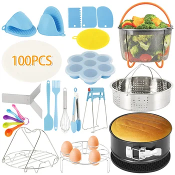 

Accessories for Instant Pot Cookware Set Electric Pressure Cooker Tool Stainless Steel Steamer Basket Home Kitchen Cooking Tools