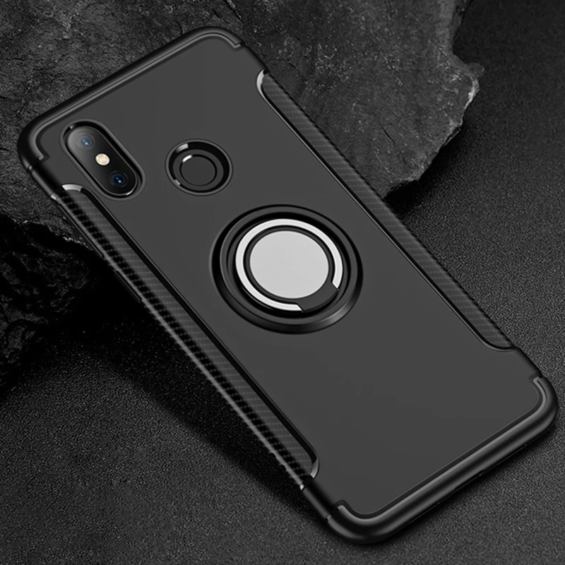 Сверхпрочный армированный чехол для Xiaomi Mi 9 SE 9T Pro 8 A1 A2 Lite RedMi Note 8 Pro 7 6 5 Plus K20 Pro 360 с кольцом-держателем