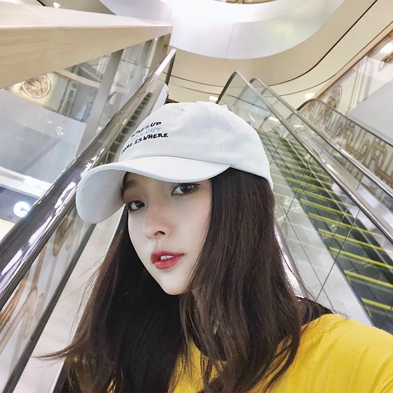 

CHIC Brim Hat Women's Summer Korean-style Versatile Black Students Street Couples Baseball Cap Men's Fashion Sun-resistant Topee