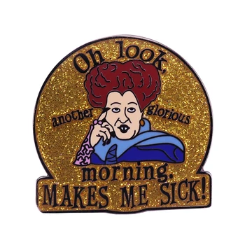 

Hocus Pocus enamel pin American Halloween fantasy comedy film brooch