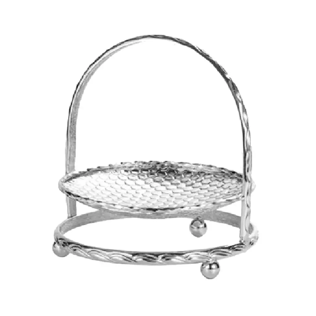 1/2/3 Tier Zinc Alloy Cake Stand Afternoon Tea Wedding Plate Party Tableware Gold or Silver |