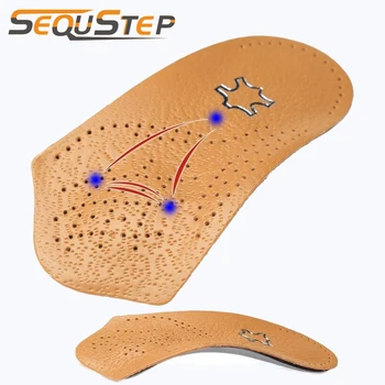 

Half Arch Support Orthopedic Insoles Flat Foot Correct 3/4 Length Orthotic Insole Feet Care Health Orthotics Insert Shoe Pad