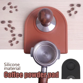 

Anti-slip Coffee Powder Pad Corner Filler Mat Home Bar Silicone Coffee Machine Handle Pad Kitchen Tool Coffeeware Hot SALE