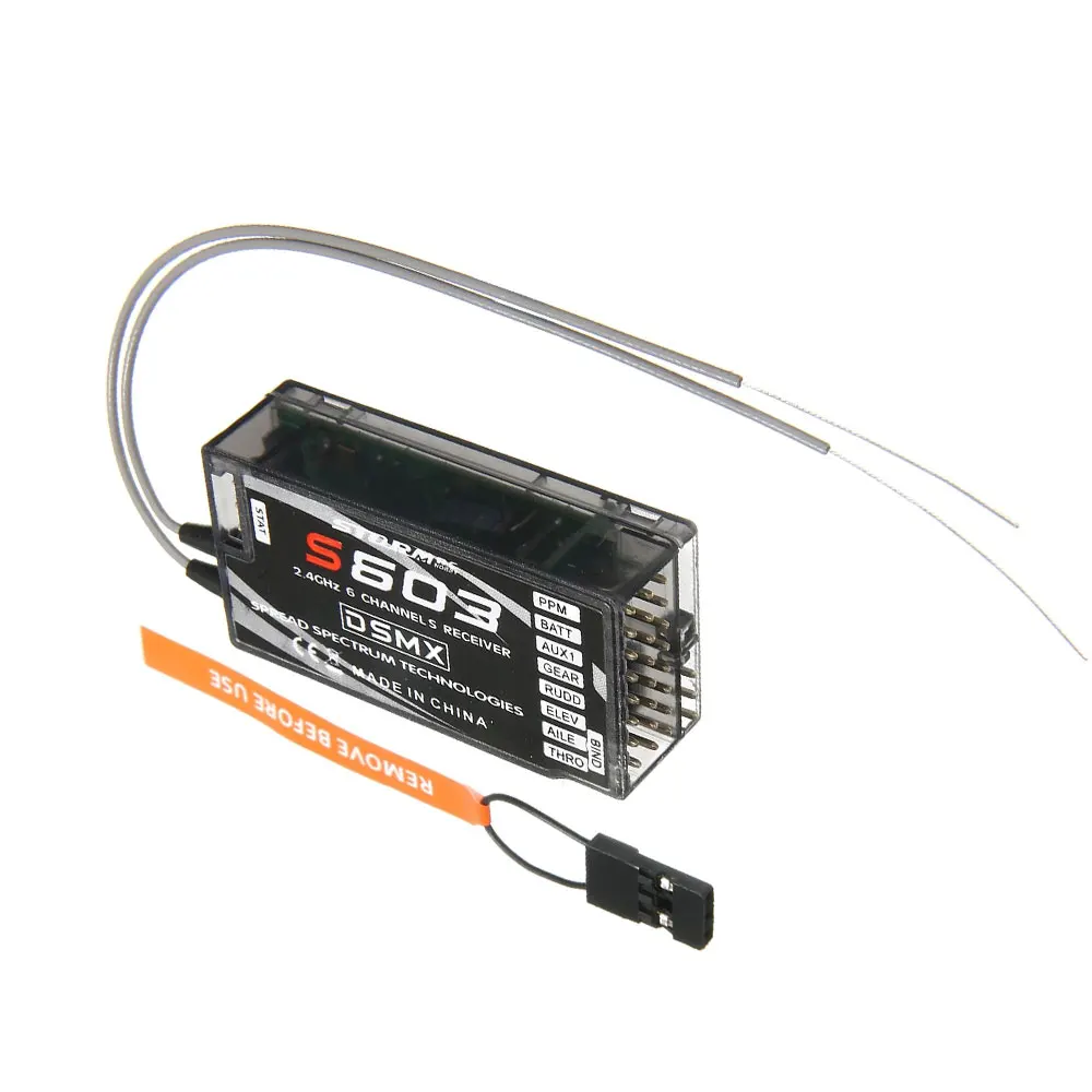 S603 2.4GHzデジタルカバー変調受信機dx6i jr dx7 jr rc送信機用