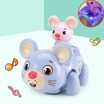 

Children Classic Electric Toy Music Lights Shake Head Education Puzzle Cartoon Mouse Toy