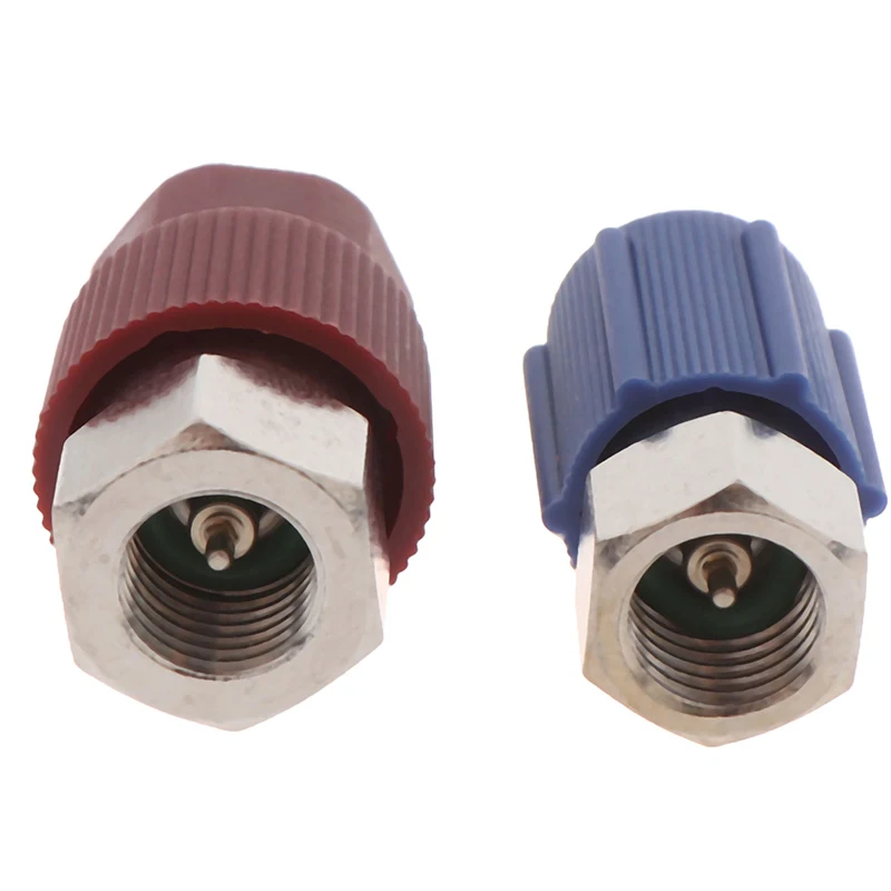 

Metal R-12 to R-134a Retrofit Conversion Adapter Fitting 1/4 SAE Valves Kits