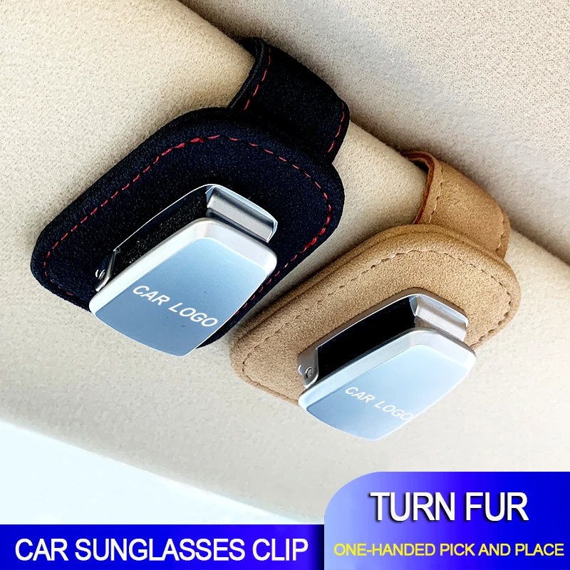 Portable Car Sunglasses Holder Auto Sun Visor Glasses Cases Clip For Toyota Prius Camry Corolla C-HR CHR RAV4 Prado 2018 | Автомобили и