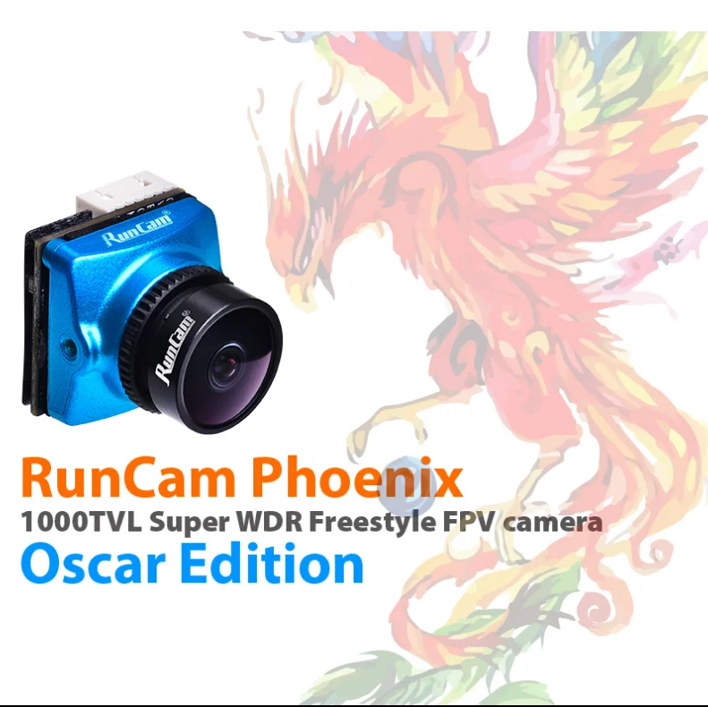 RunCam Phoenix Oscar Edition 1000tvl 1/3 супер 120dB WDR Мини FPV камера Поддержка OSD FC управления для RC гоночного дрона