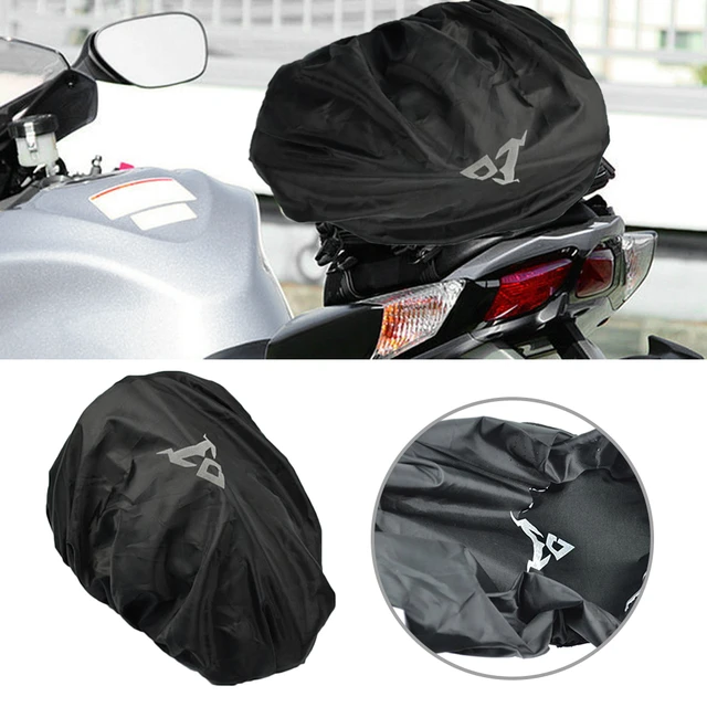 Sac de queue de moto étanche, housse de pluie, poche anti-pluie pour  scooter, couvercle de casque de cyclomoteur, sac de protection - AliExpress