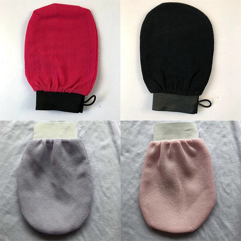 

Bath Scrub Glove Massage Mitt Body Facial Hammam Exfoliating rayon
