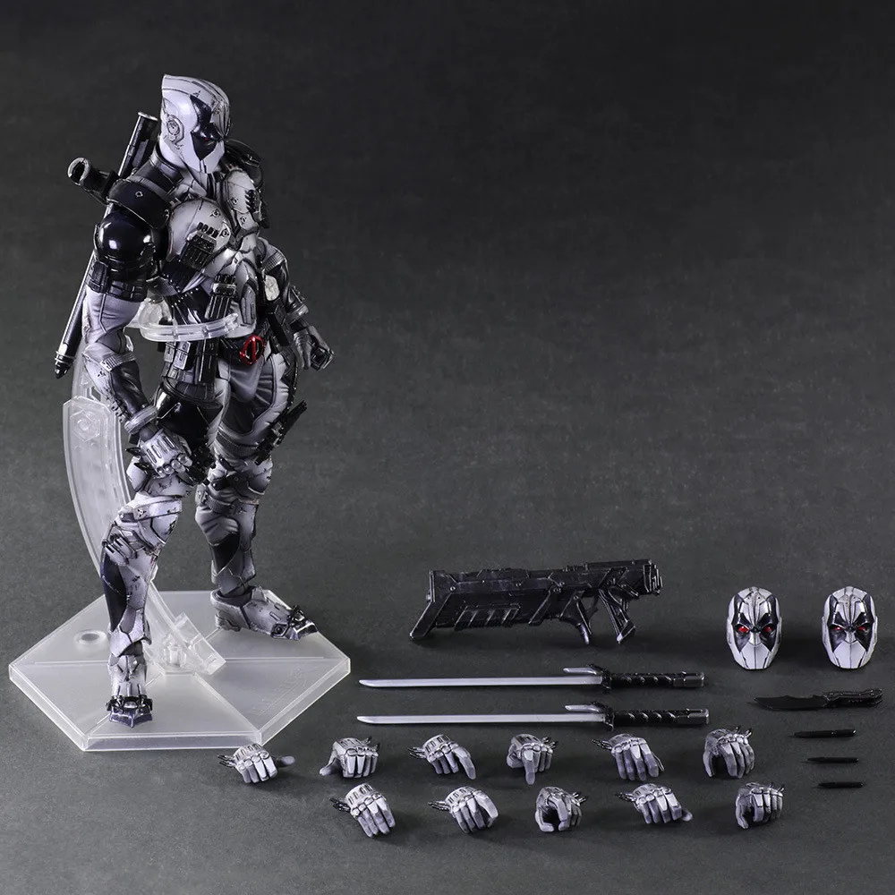 

Anime X-Men Small Base Ryan Reynolds Play Arts PA Change Deadpool Gray Hand