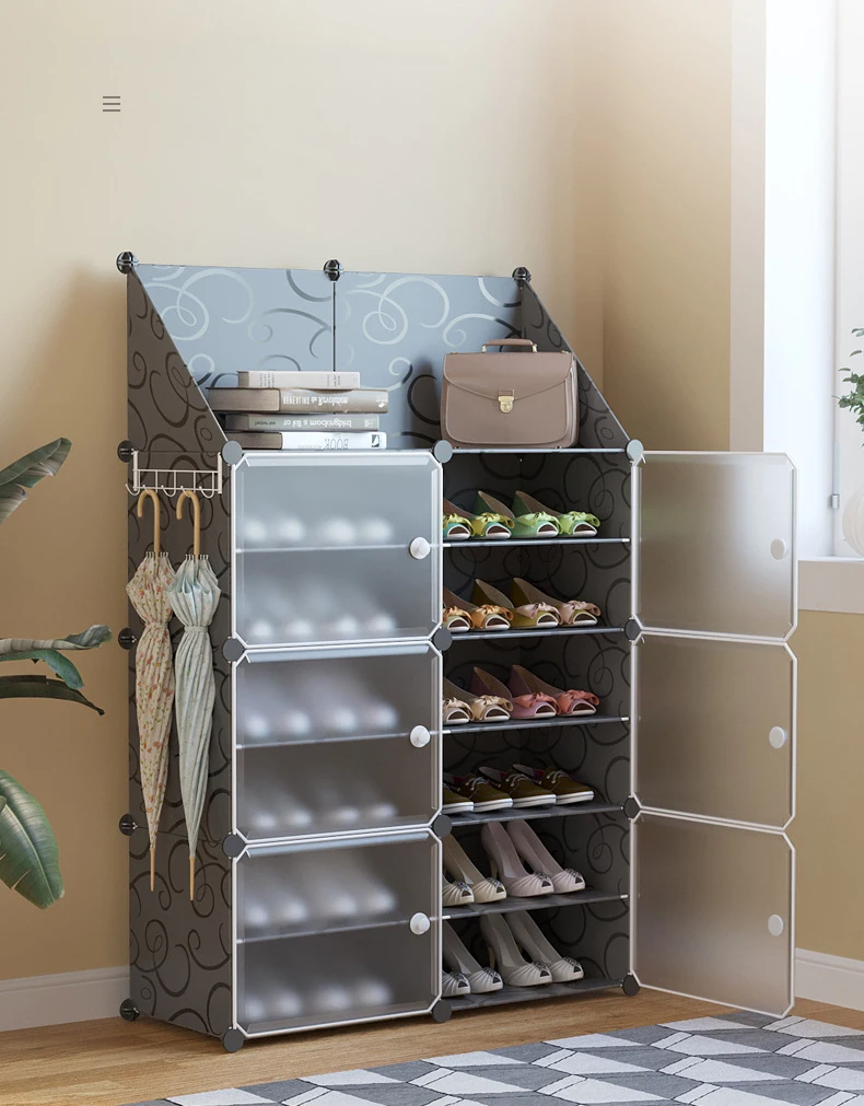 cube shoe storage on Multi Cube Plastic Shoe Cabinet Saving Space Stand Holder Organizer Removable Storage Shoes Boots Diy Shoe Rack Keep Room Neat Big Sale C2b93 Cicig