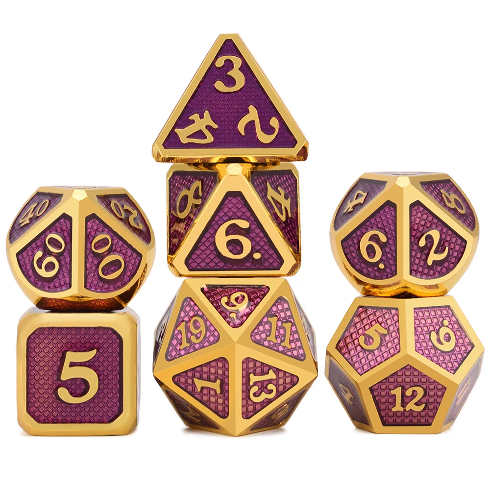 Battleworn Серебряный набор из 7 металла Dice Die D4 D6 D8 D10 (00-90,0-9) D12 D20 для ролевых игр Подземелья и Драконы Pathfinder