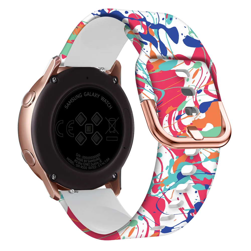 Premium 20mm Silicone Sport Watchband