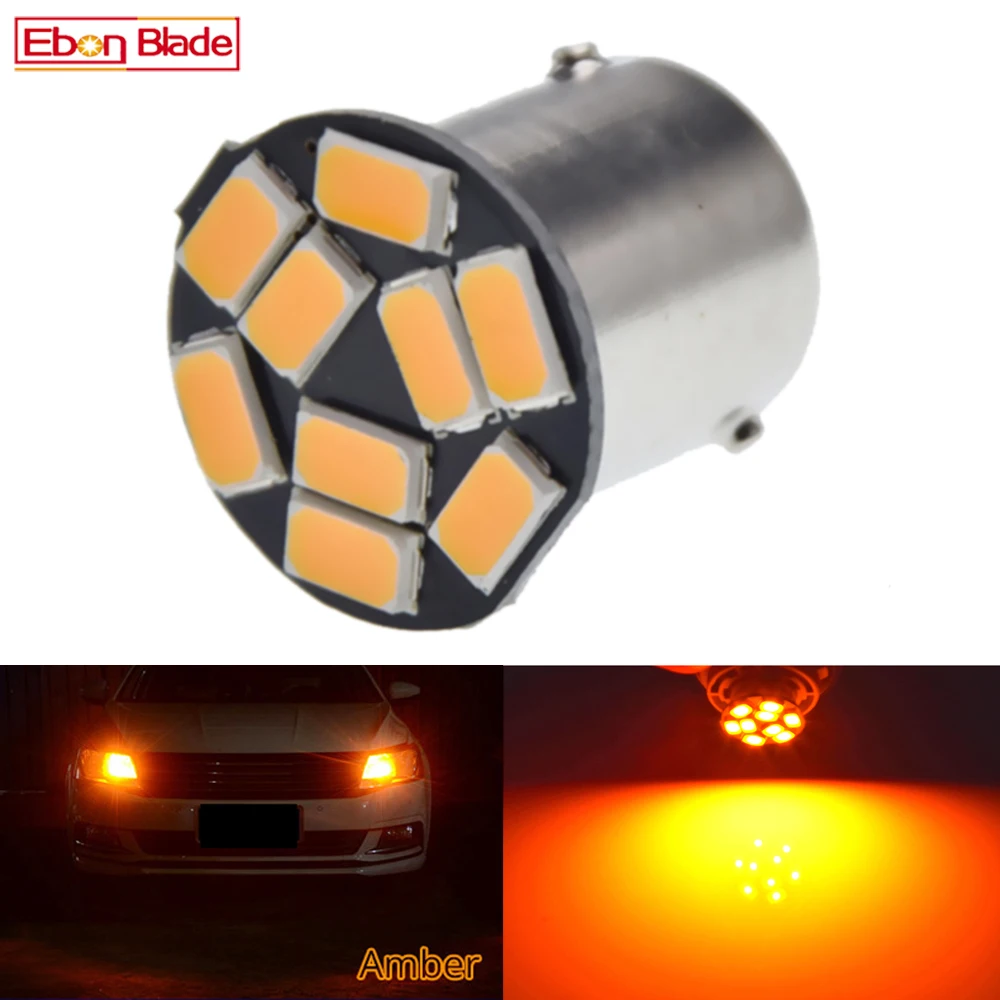 

1Pcs Amber Yellow Orange BAU15S 7507 PY21W 1156PY 12V LED Bulb Lamp For Car Auto Front Turn Signal Light Styling