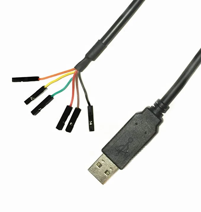 FTDI FT232RQ чип USB на 5 в TTL серийный кабель для raspberry Pi TTL-232R-RPI совместимый отладки и