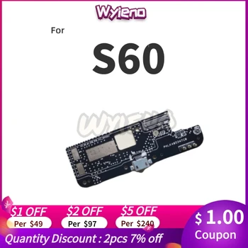 

Wyieno S60 Charging Port Board For Doogee S60 Micro USB Charger Connector Flex Cable Plug Replacement With Microphone Tracking