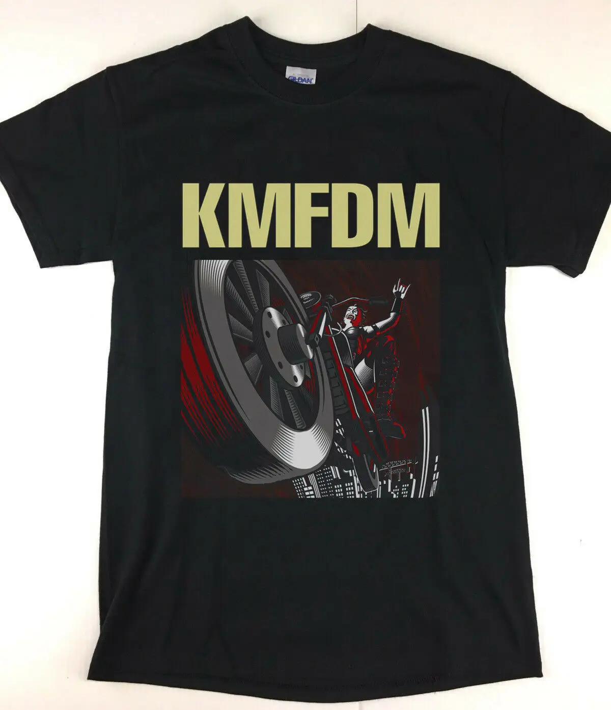 KMFDM тур в Соединенном Королевстве камни UK 2017 Мужская комплект из черной кофты с