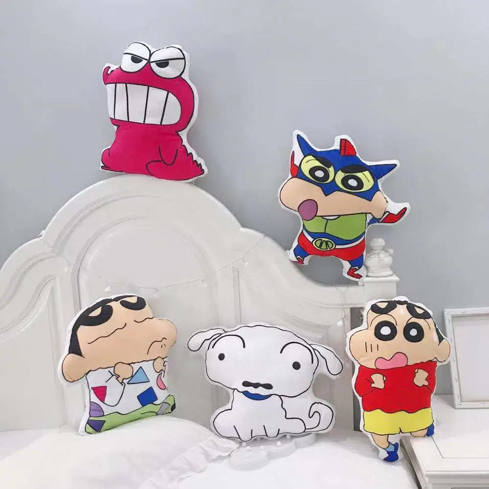 Мультяшная Пижама Crayon Shinchan моющаяся Подушка диванная подушка офисная подушка с ворсом Декор для спальни высококачественный подарок для детей