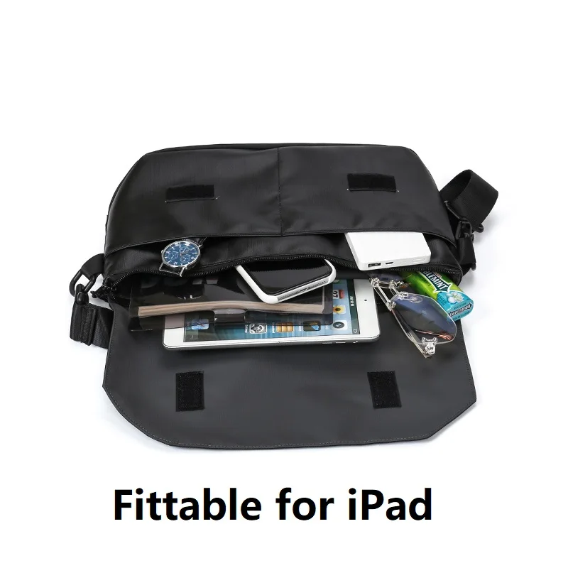 Мужская сумка-мессенджер в стиле хип-хоп, модная уличная сумка через плечо для спорта, для молодых мальчиков, в стиле хип-хоп, велосипедная сумка на плечо для iPad, водонепроницаемая