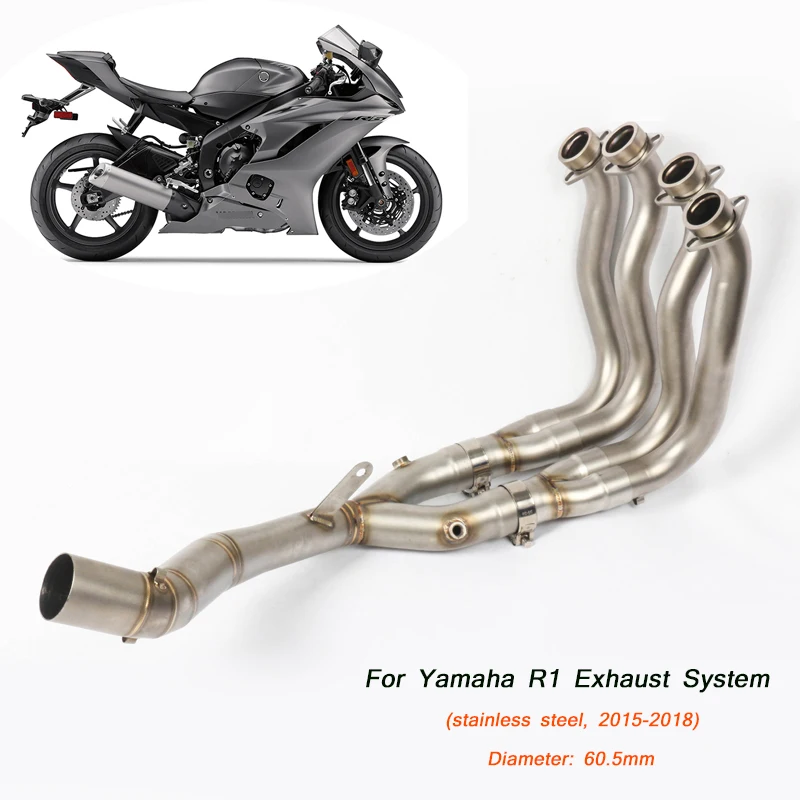 Silp on для Yamaha YZF-R1 R1 мотоцикл из нержавеющей стали полный канал неразрушительная система глушителя