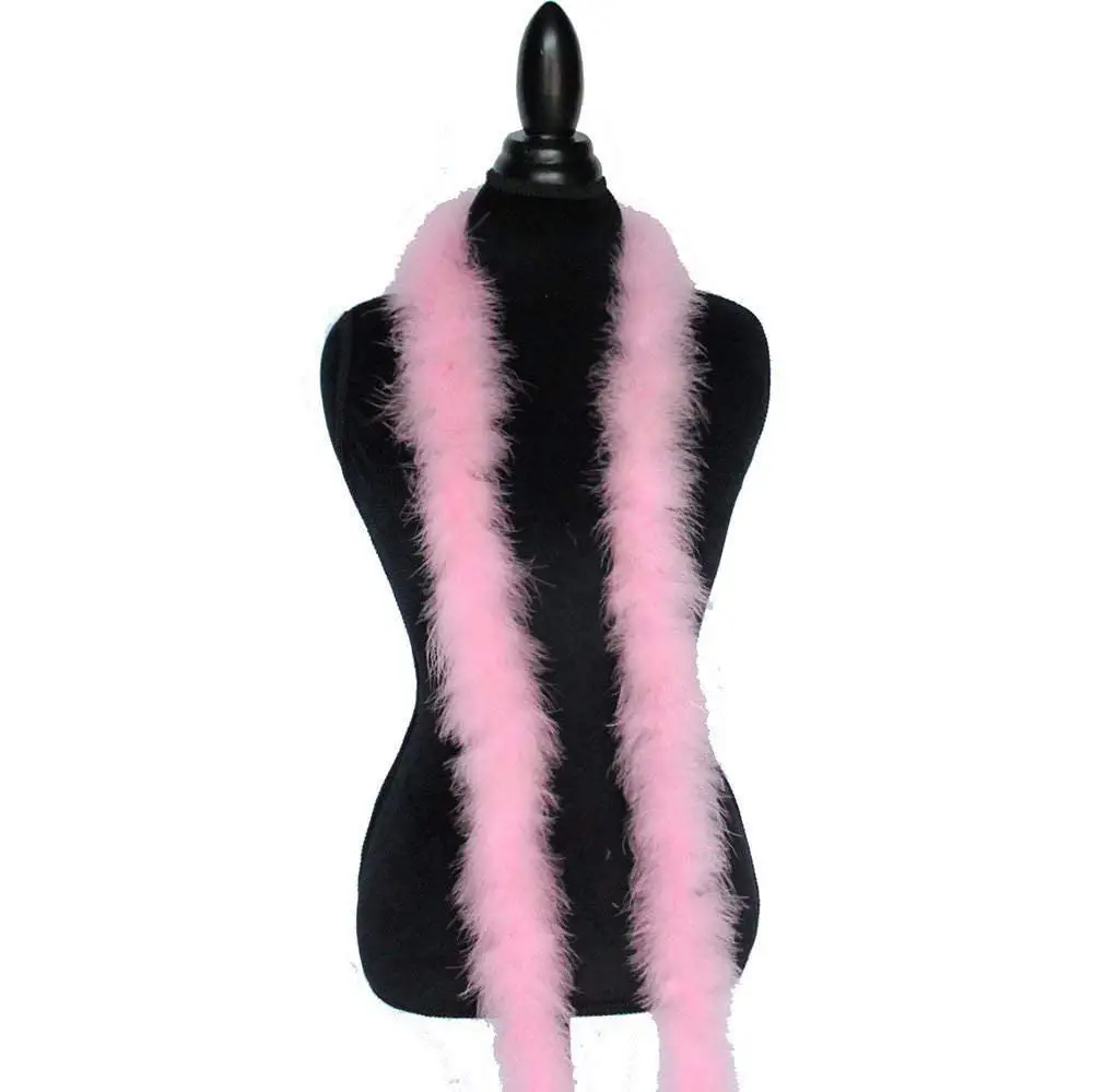 pink MFeathers 4 м/лот 25 г пушистое перо марабу Турция boas Fringes 2 метра/шт. Для рукоделия изготовления ювелирных изделий DIY аксессуары полосы - Цвет: pink