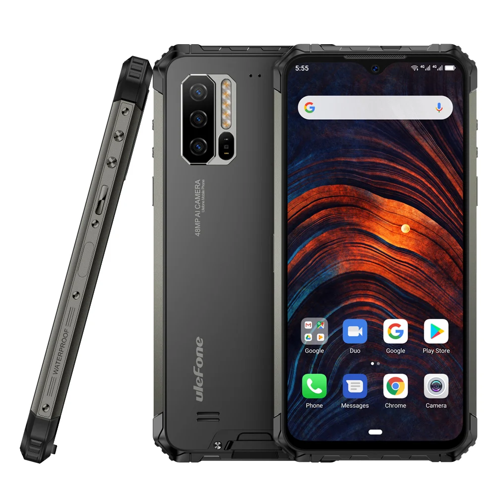 Ulefone Armor 7 IP68 6 3 &quotпрочный мобильный телефон Helio P90 Octa 8 ГБ 128 Android 9 0 смартфон 48 МП